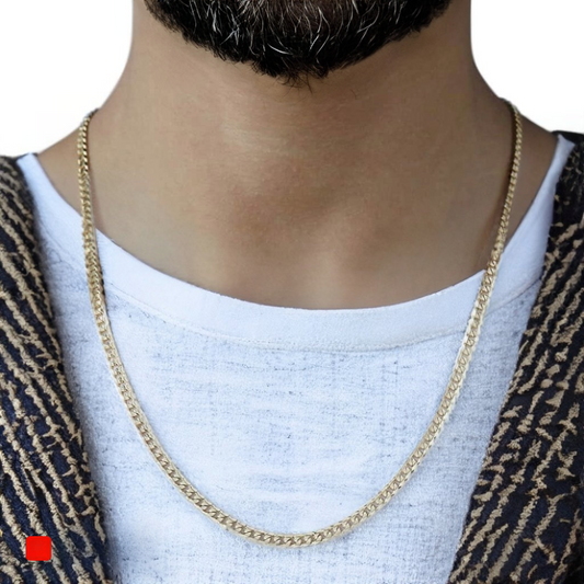 Gold Cuban Link Chain Necklace