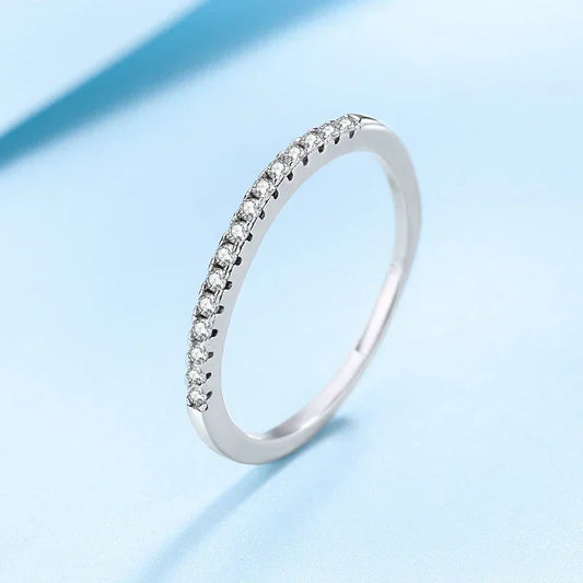 Eternal Gleam Moissanite Eternity Ring