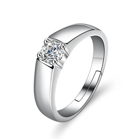 0.5CT - Resizable Proxima Solitaire Ring